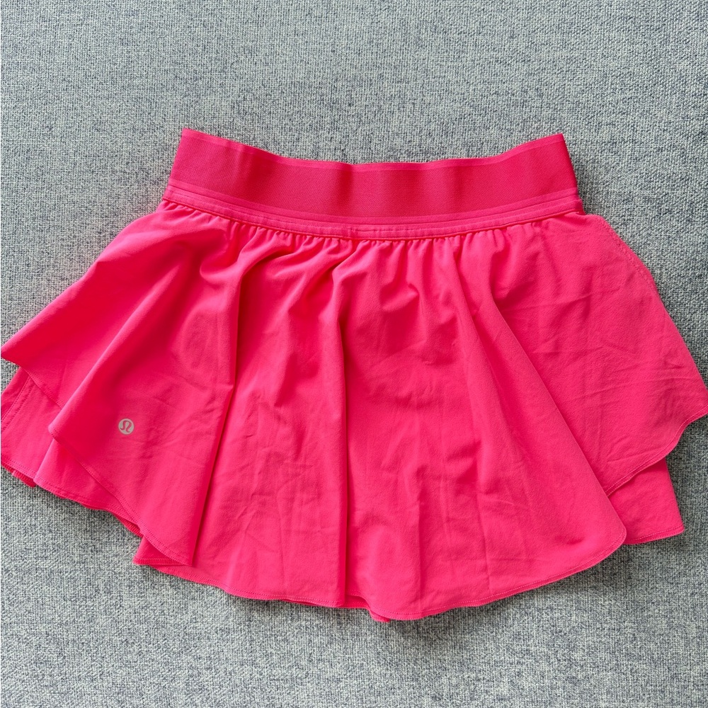 LULULEMON COURT RIVAL HIGH RISE
SKIRT/SKORT TALL-LIPGLOSS-8 - Picture 5 of 6